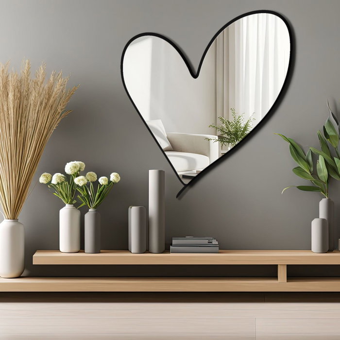 Wallity Ozgl517 Espejo Decorativo Plateado 43x48 cm